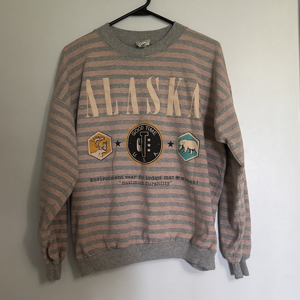 Vintage 1988 Arctic Circle Enterprises Sweatshirt Alaska Size L Women's